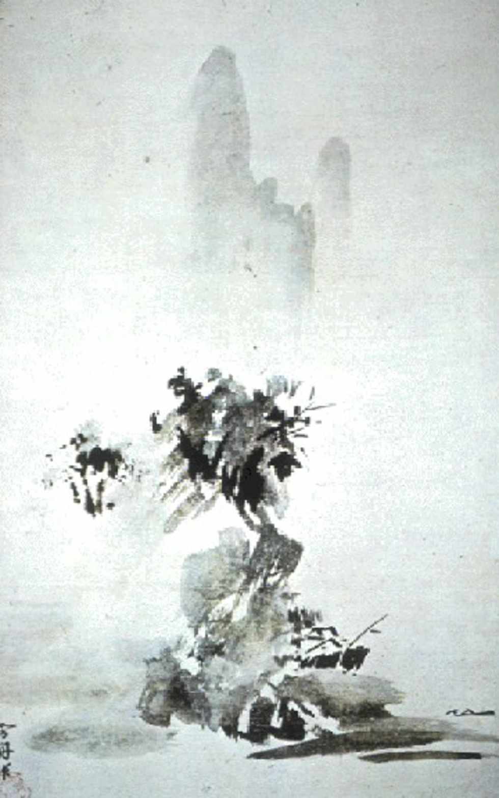 Sesshū: ‘flung-ink’ landscape